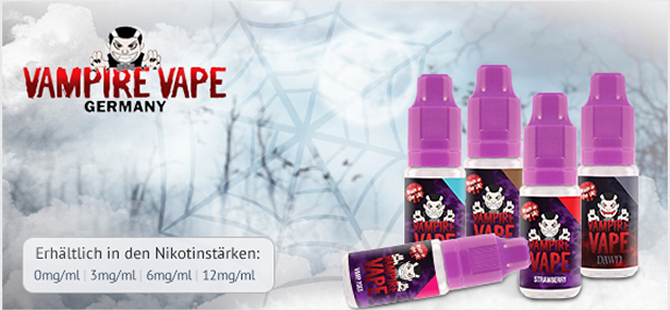  Original Vampire Vape Liquids - Made in UK 