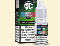  SC E-Zigaretten Liquid Menthol-Erdbeere 