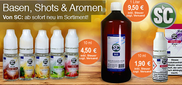  SC Liquid Basen Shots und Aromen 