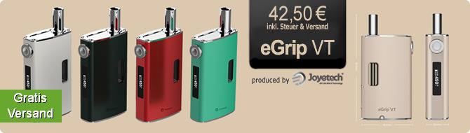 Aktuelles Angebot - eGrip VT E-Zigaretten Set