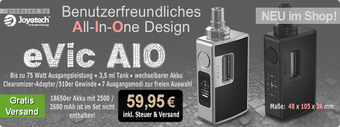  Joyetech eVic AIO Set - 75 Watt - 3,5 ml 