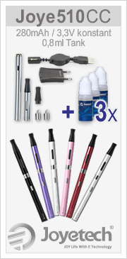  510CC Komplett-Set + 3x Liquid 