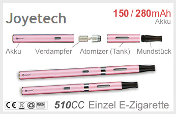  Joyetech 510CC Einzel E-Zigarette - Pink 
