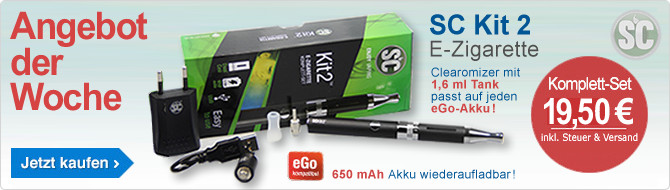  SC Kit2 E-Zigarette Set 