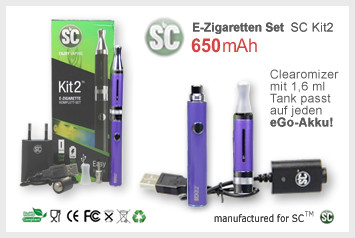  SC Kit2 E-Zigarette Komplett-Set 