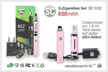  SC Kit2 E-Zigarette Komplett-Set 
