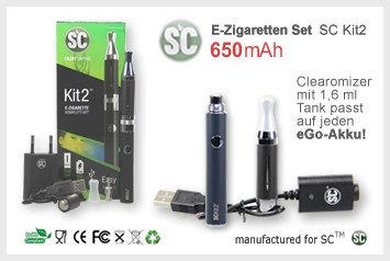  SC Kit2 E-Zigarette Komplett-Set 