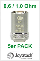  5er PACK BF SS316 Heads 