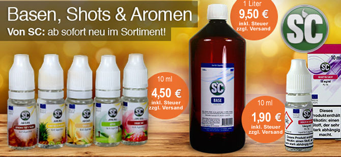  SC Liquid Basen Shots und Aromen 