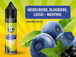 Vape Base - Heidelbeere-Blaubeere-Menthol 50ml